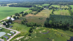 parcel for sale in Three Rivers, MI - aerial photo