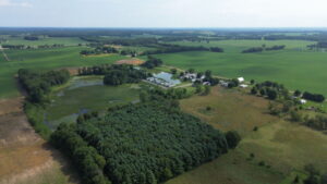 parcel for sale in Three Rivers, MI - aerial photo