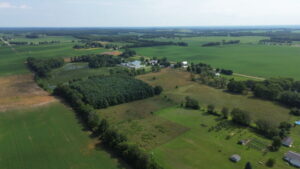 parcel for sale in Three Rivers, MI - aerial photo