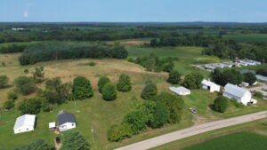 parcel for sale in Three Rivers, MI - aerial photo