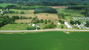 parcel for sale in Three Rivers, MI - aerial photo