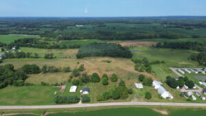 parcel for sale in Three Rivers, MI - aerial photo