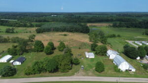 parcel for sale in Three Rivers, MI - aerial photo